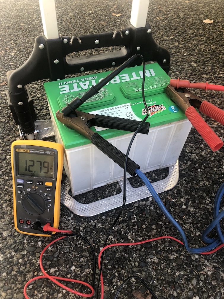 Good Battery Receovery 12.79V